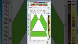 how to make Google drive logo design in Coreldraw| #viral