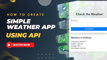 Part I 🎥 Build a Dynamic Weather App with Flask and Python! 🌦️