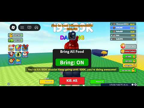 EAT PIZZA TO GROW GIGACHAD OP SCRIPT MADE BY ME (INF FOOD)