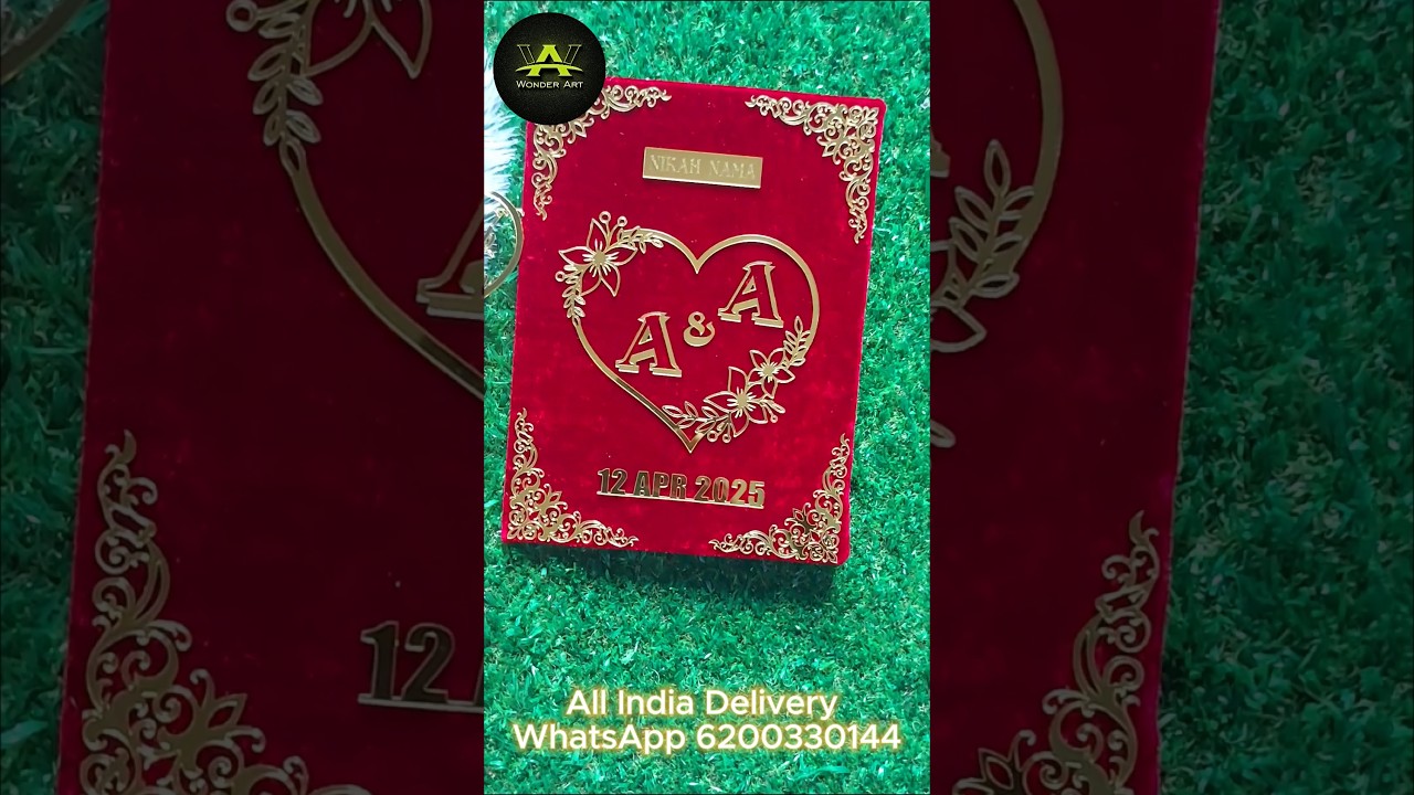 Nikah Nama Booklet Design | Nikah Pen 