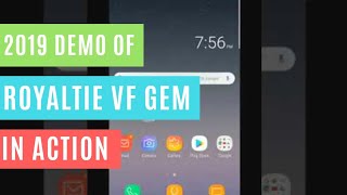 Demo Of Royaltie VF Gem In Action 2019 | Join The Royaltie Notification Network!