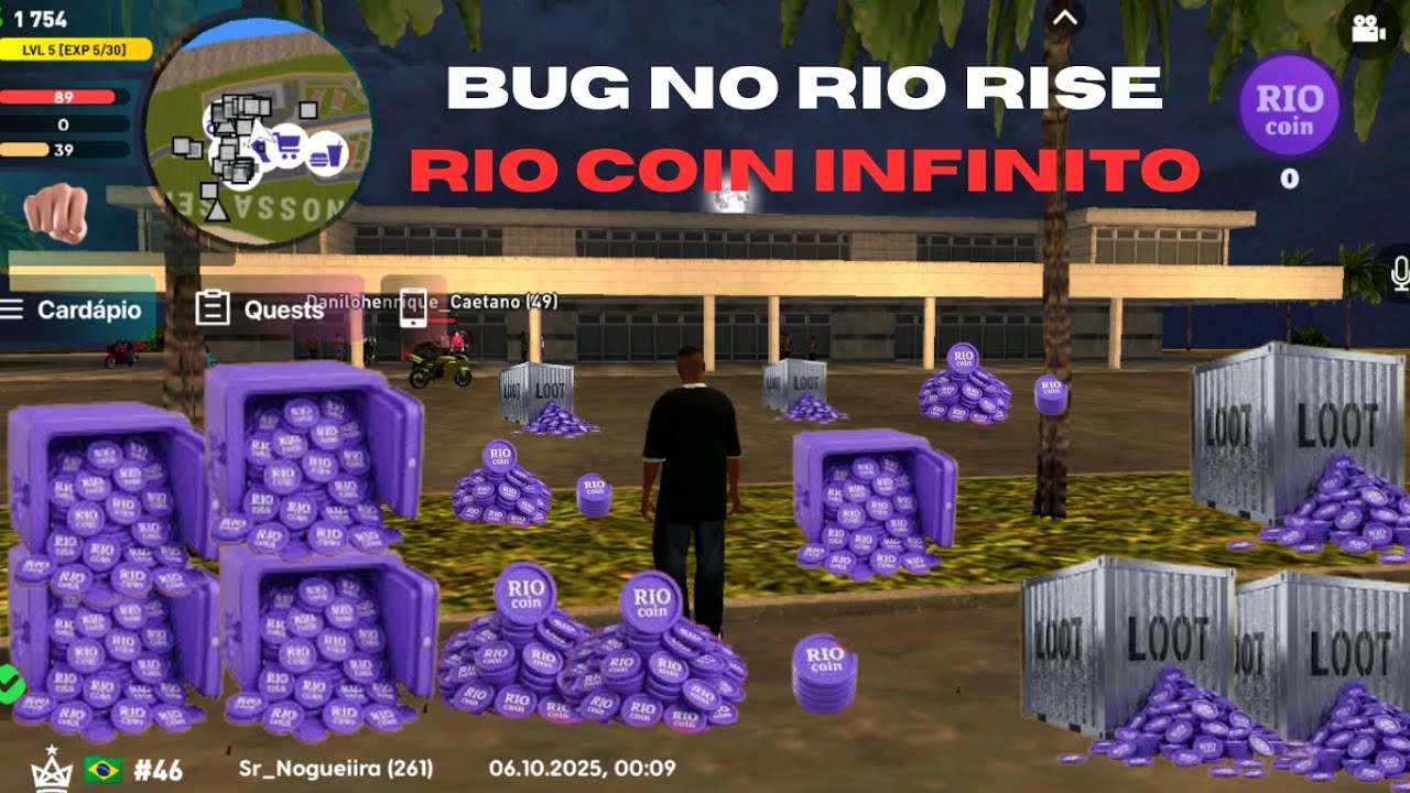 COMO FAZER BUG DO RIO COIN NO RIO RISE