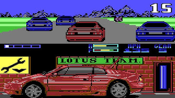 Lotus Esprit Turbo Challenge Longplay (C64) [QHD]