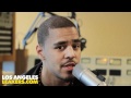 J Cole sits with the L.A. Leakers