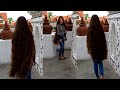 My very long hair 🍓 Rapunzel walking 🍒 Beautiful hair 💕 Genevieve