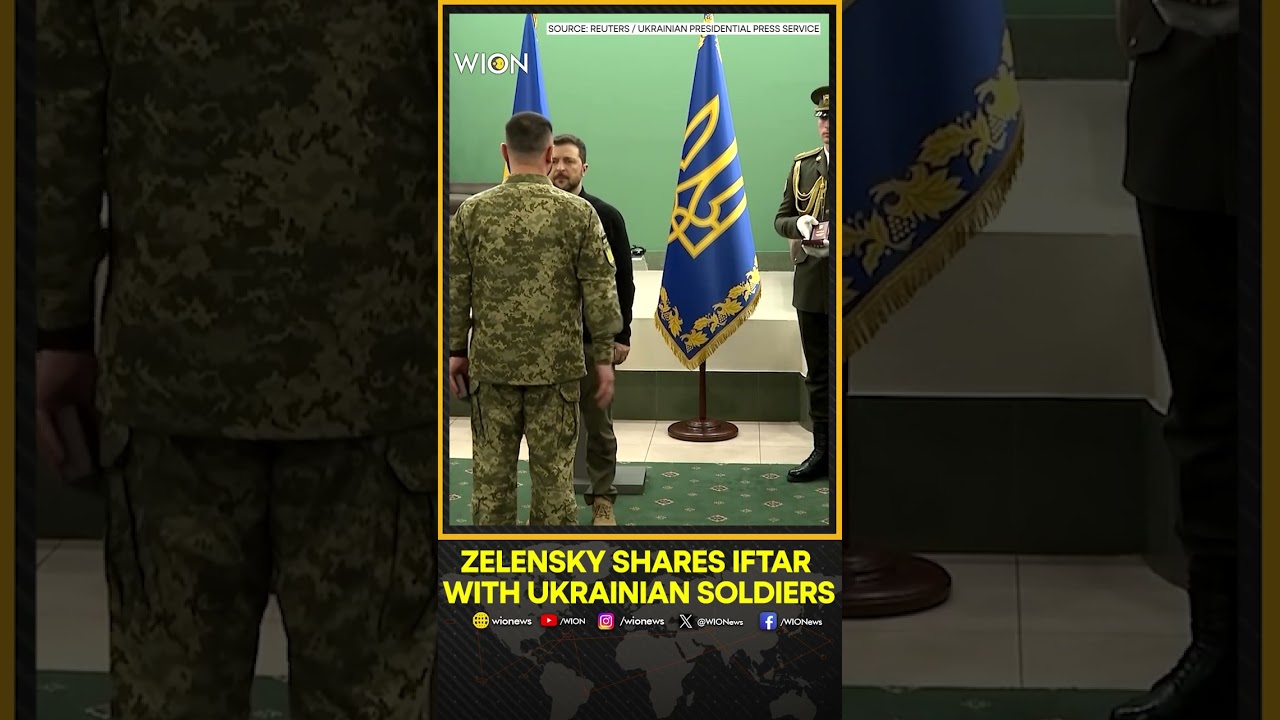 Russia Ukraine War: Zelensky Shares Iftar With Ukrainian Muslim Soldiers In Kyiv | WION Shorts