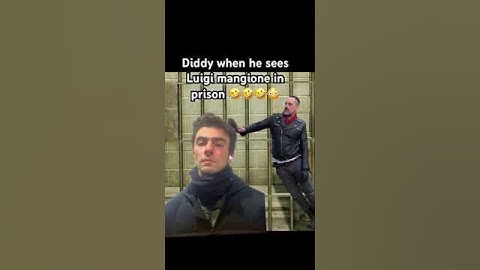 Diddy and Luigi mangione in prison 🤣🤣 #diddy #seancombs #luigimangione #luigi #shorts #meme