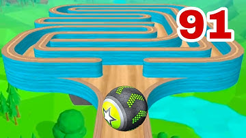 Going Balls, SpeedRun, Going Balls Portal Run Gameplay Level 91