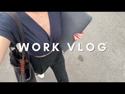 productive work vlog 👩🏻‍💻 | going to the office, rainy wfh days
