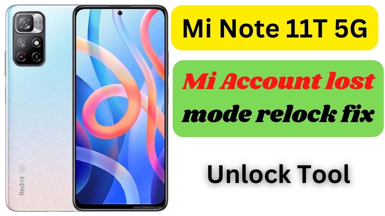 Mi Note 11T 5G Mi Account Lost Mode Fixd Mi Account Remove Done-Unlock ...