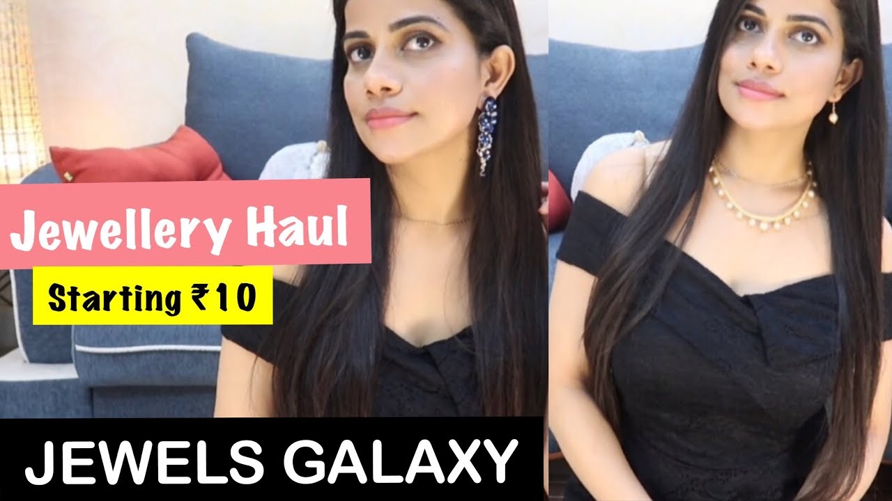 indian youtuber neelam instagram Amazon - Myntra Jewellery Haul * STARTING ₹ 10 * | JEWELS GALAXY | Sana K