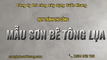 Hướng dẫn thi công sơn bê tông pukaco|Tuấn Khang