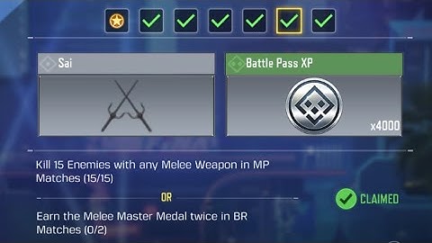 call of duty mobile kill 15 enemies with any melee weapon in mp matches