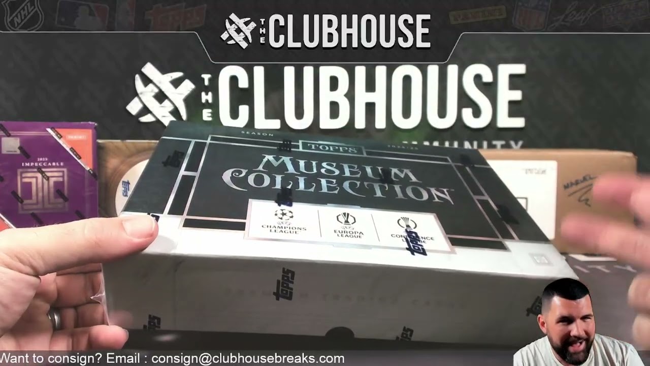 2025 Topps UEFA Club Competitions Museum Collection Hat Trick Box SERIAL # STYLE Group Break 