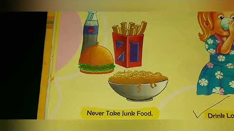 Class UKG, Moral Science, Revision Food by Manjul Bohra