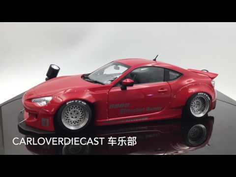 AUTOart ROCKET BUNNY TOYOTA 86 1:18 RED (78757) - YouTube