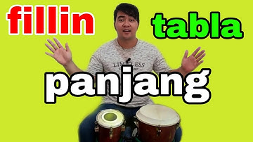 Tutorial krutukan kendang tabla panjang fill in dua bar