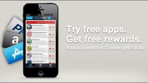 Feature Points For iPhone, iPod & iPad - Earn PayPal Cash, Giftcards, Paid Apps & More For Free!