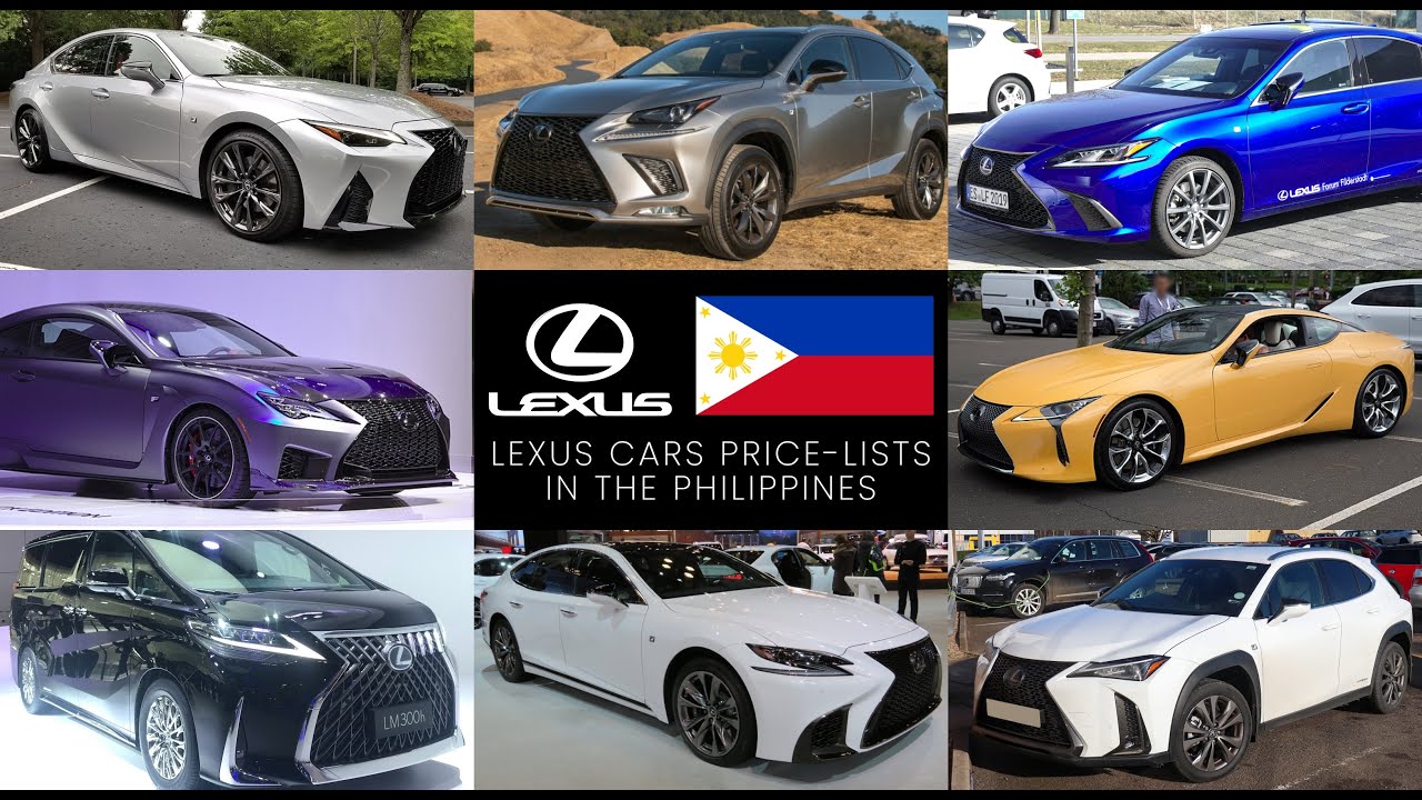 Lexus Cars Pricelists in the Philippines 2021 YouTube