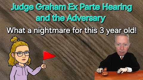 Judge Graham - Emergency removal and Adversary