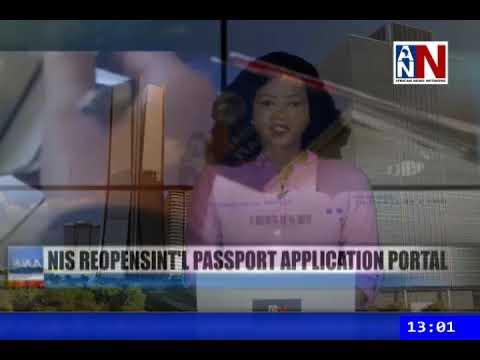 NIS Reopens Passport Application Portal