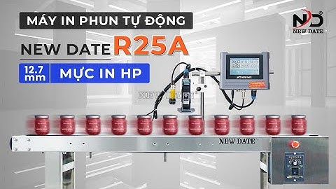 Máy In Phun Date Tự Động NEW DATE R25A - Công Nghệ In HP Chính Hãng
