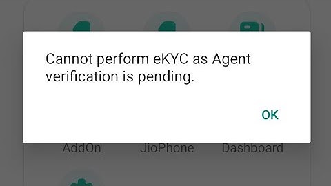 #computer  JIO POS CANNOT PERFORM eKYC VERIFICATION IS PENDING PROBLEM SOLVED ll 2024