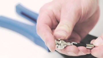 How To Make A BNC Male Crimp Connector - RG58 & RG58/AU PVC