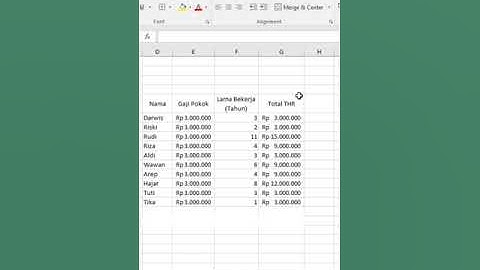 Cara Membuat Tabel Di Microsoft Excel Dengan Cepat