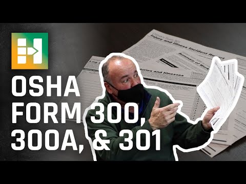 HRP Explains: OSHA Form 300, 300A, & 301