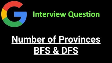 Number of Provinces - BFS - DFS - Python