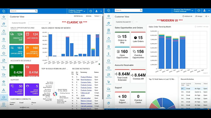 Introducing Acumatica 2025 R2 Modern UI Vs Classic UI, Complete View of UI Elements