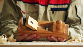 4K Устройство деревянного рубанка, wooden hand plane review