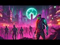 Synthwave music  alpha channel copyrightfree