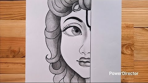 Krishna Half Face Drawing Easy Step by Step | Krishna Drawing | Drawing | God Drawing