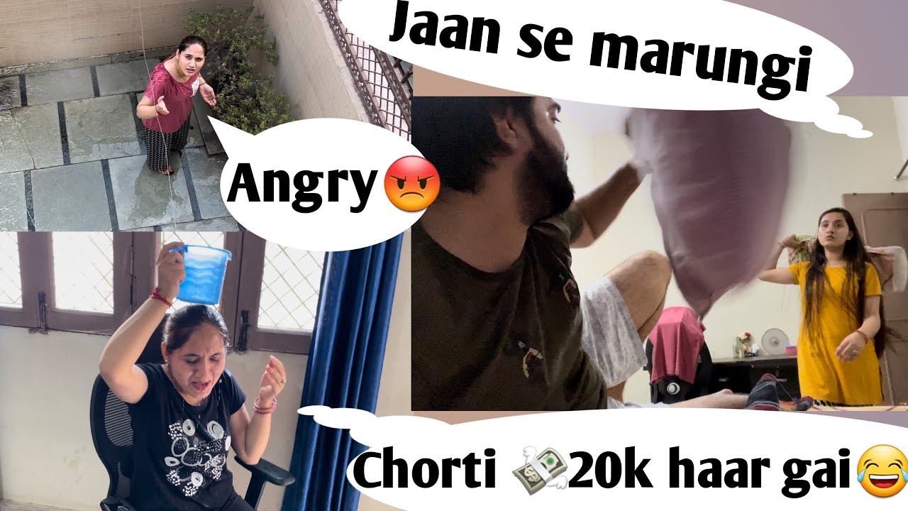 Irritating + hair pulling prank on wife😂 || prank on wife in India @kartikeyssmarriedlyf