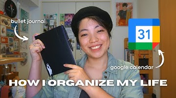 how i organize my life: bullet journal & google calendar (Oct 2022)