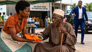 Poor Woman Gave Her Last Meal to an Old Beggar, Unaware He Was the CEO’s Father