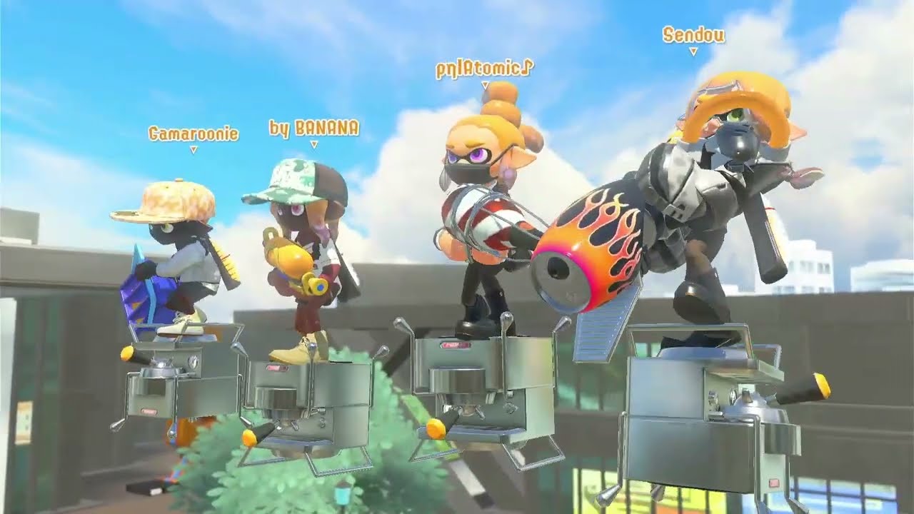 Splatoon 3 - In The Zone 30 vs Gamer, Sendou, Atomic and BANANA