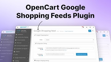 OpenCart Google Shopping Feeds Plugin - Overview