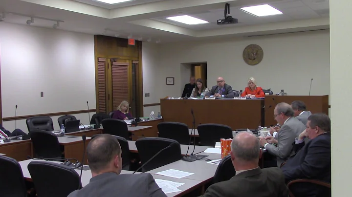 Arkansas Senator Terry Rice asks questions regardi...
