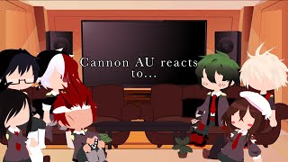 || Cannon Mha AU reacts to other AU’s || My videos  || ⚠Possible TW and FW⚠ ||S T R X N G E R._|