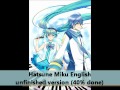 English Hatsune Miku and Kaito Append Samples