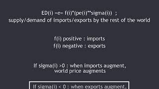 Computable General Equilibrium models: relations with the rest of the world