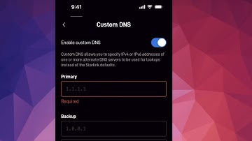 Enable Custom DNS Starlink Router