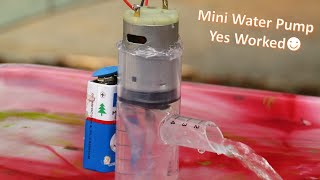 How to make Underground Mini water pump/Underground water sucker/water fountain water pump