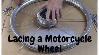 How to lace a motorcycle wheel
