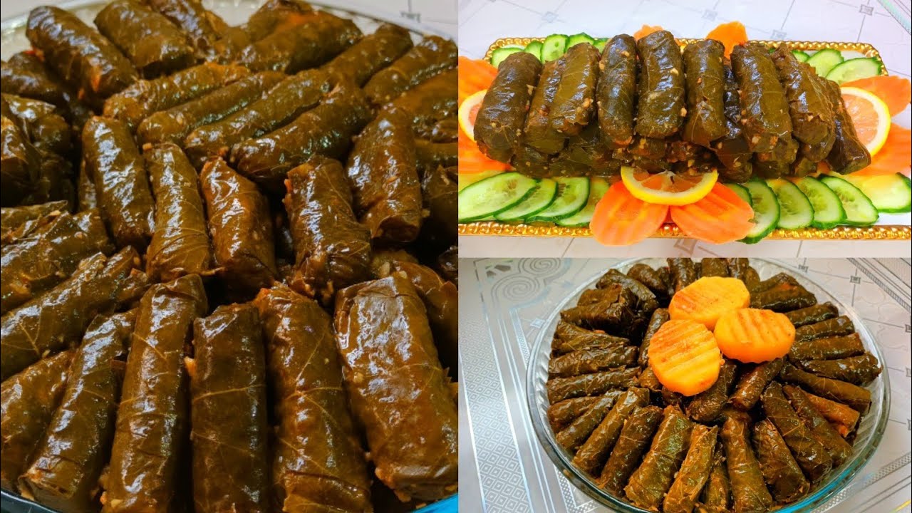 Authentic Warak Enab | Stuffed Grape Leaves (ورق عنب) Lebanese Style ...