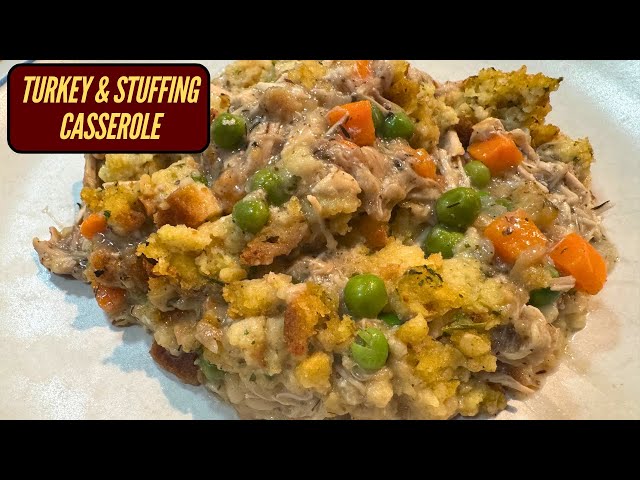 TURKEY & STUFFING CASSEROLE RECIPE ~ QUICK & EASY! - YouTube TURKEY & STUFFING CASSEROLE RECIPE ~ QUICK & EASY! - YouTube