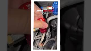 AC Gas Charging Adapter Installation | Car AC Gas Filling Port Adapter 🔧❄️ #Shorts